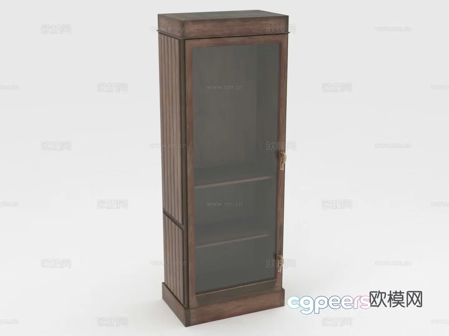 Wooden cabinet Display cabinet Storage cabinet Glass cabinet Storage cabinet 3D model