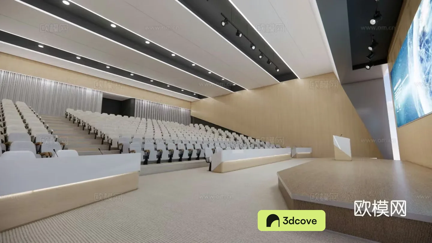 New Chinese-style lecture hall conference room