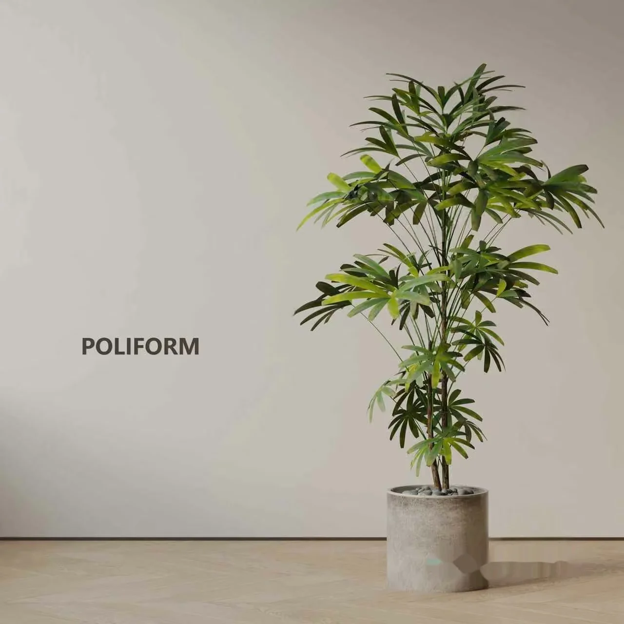 A Potted Plant 3D Model – 5717 – VRAY Render