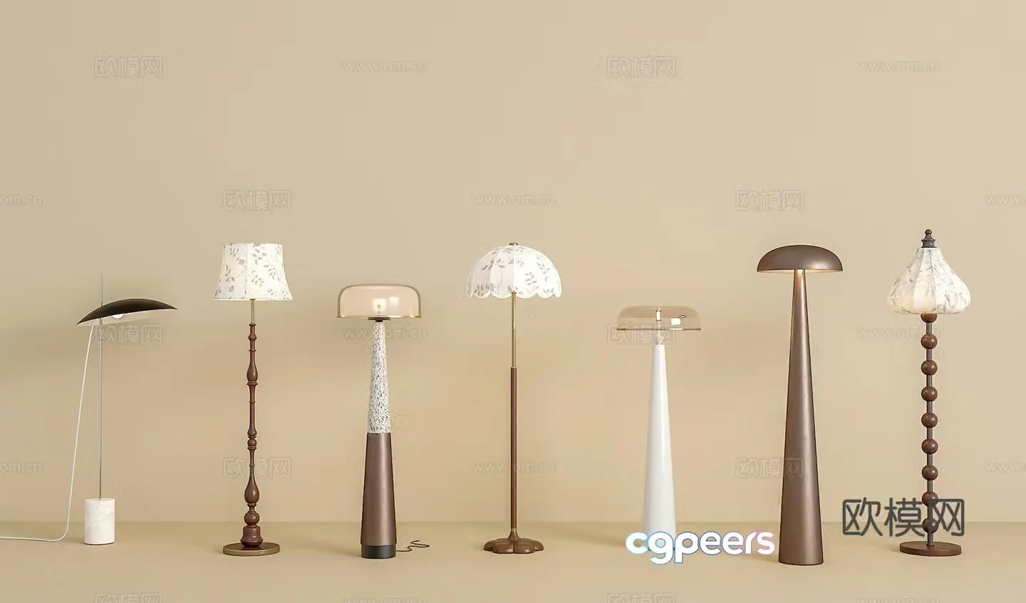 Floor lamp 3d model