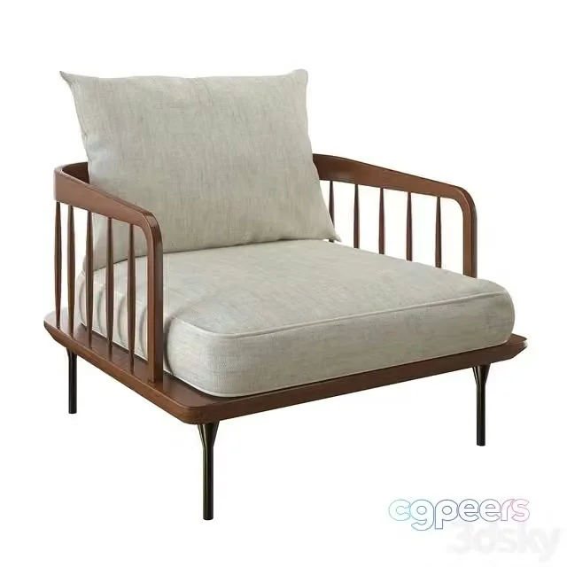 3ds Max Free – Castlery Wayne Armchair