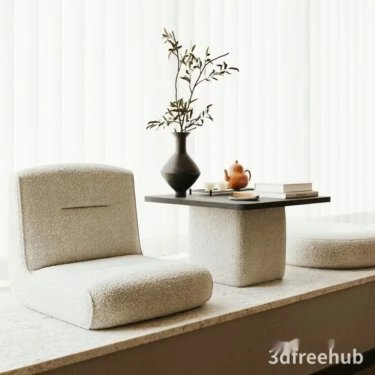 Minimalist Living Room 3D Model – 20860 – VRAY Render