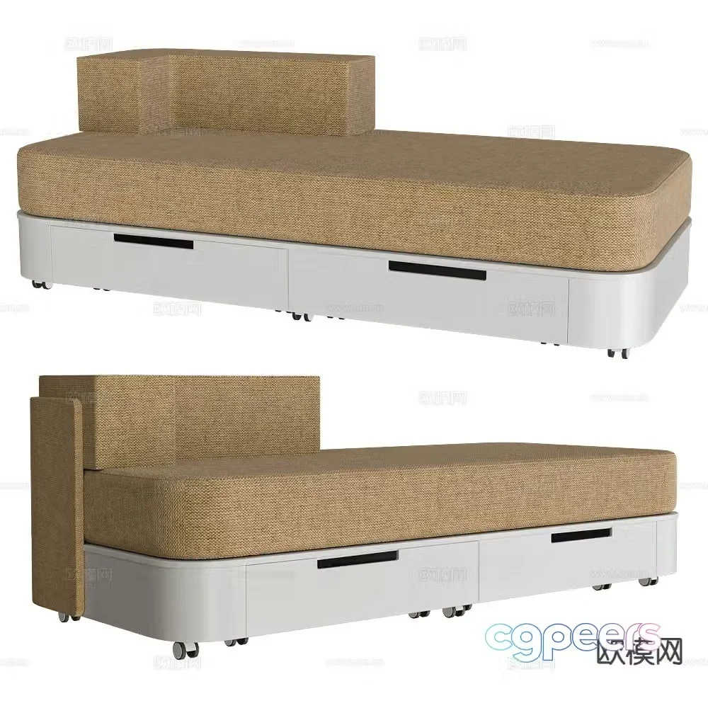 Schiavello chaise longue chaise longue 3d model