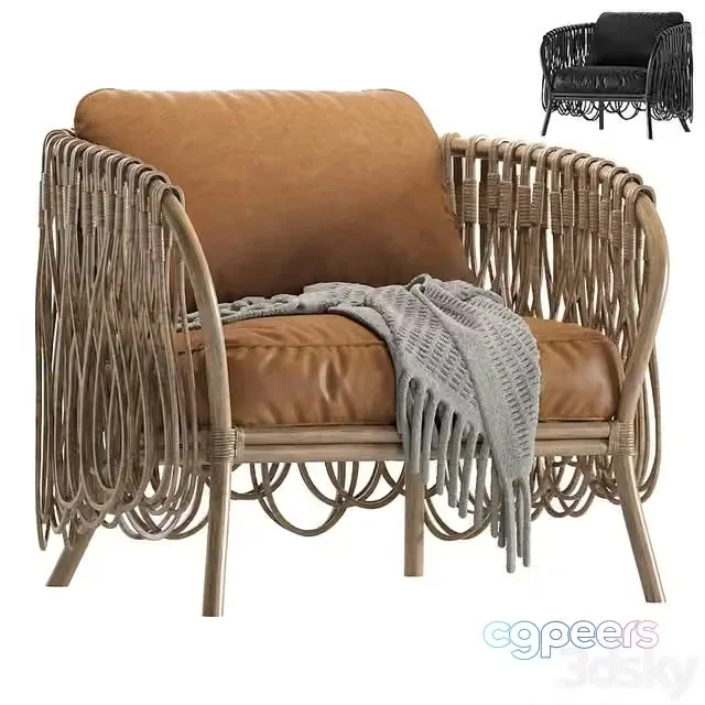 3ds Max Free – Strata Lounge Chair Leather