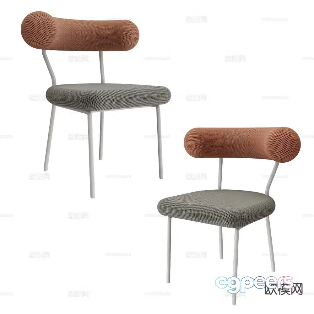 Sifas chair single chair dining chair 3d model