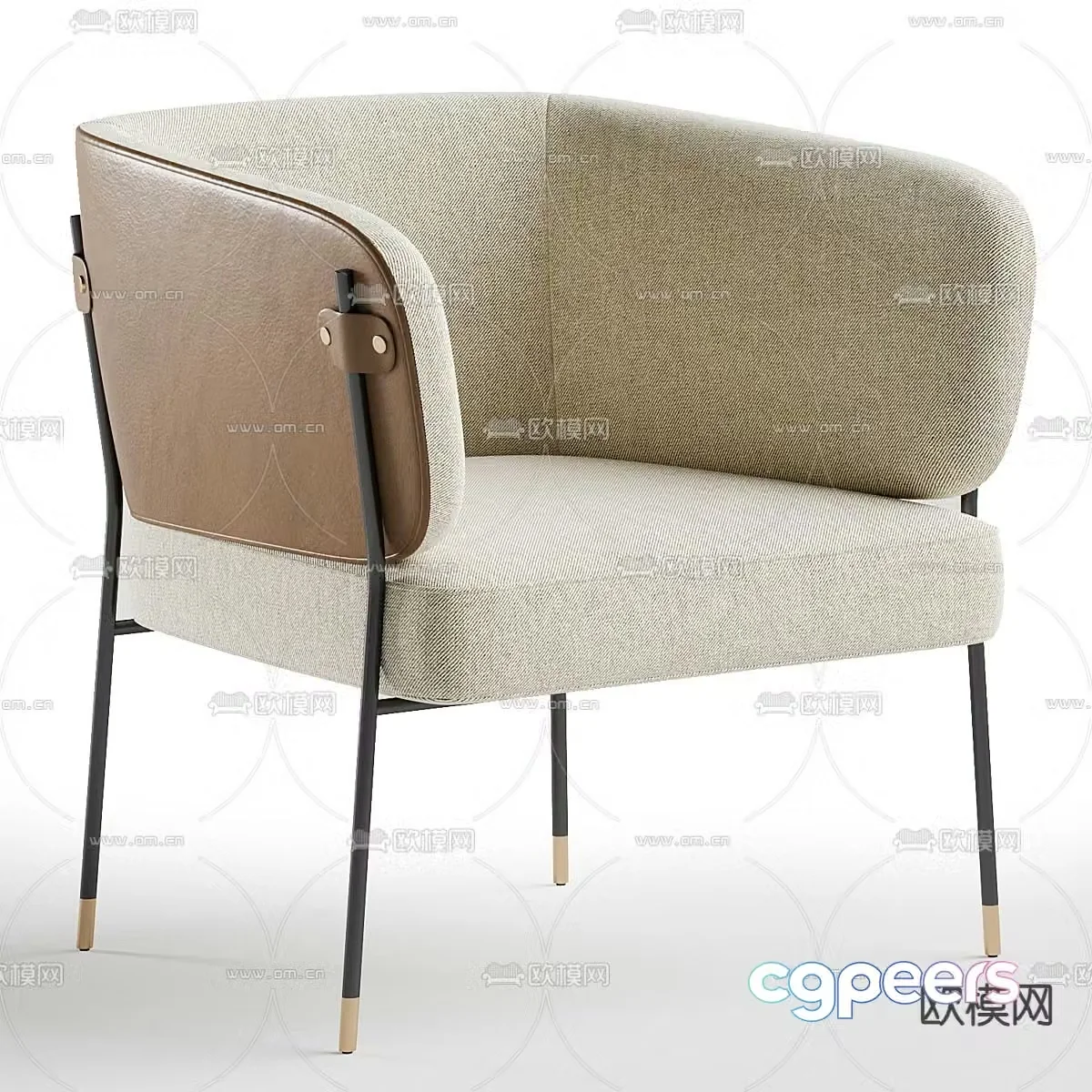 ASTON sofa chair leisure chair armchair 3d model