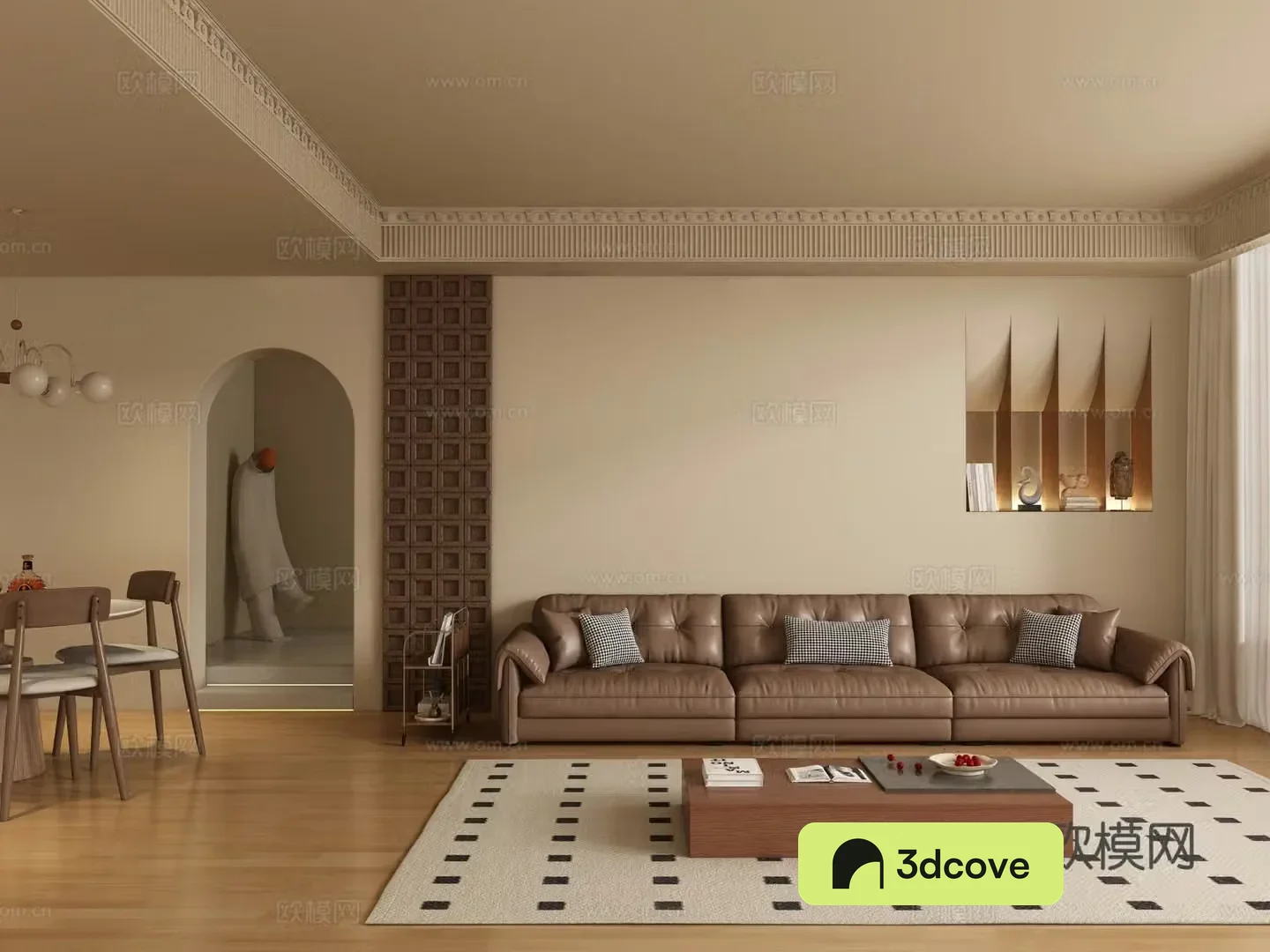 Medieval style living room