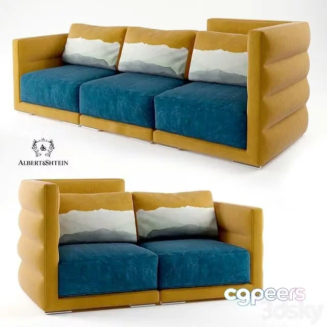 3ds Max Free – Albert & Shtein FREDO Sofa Fredo