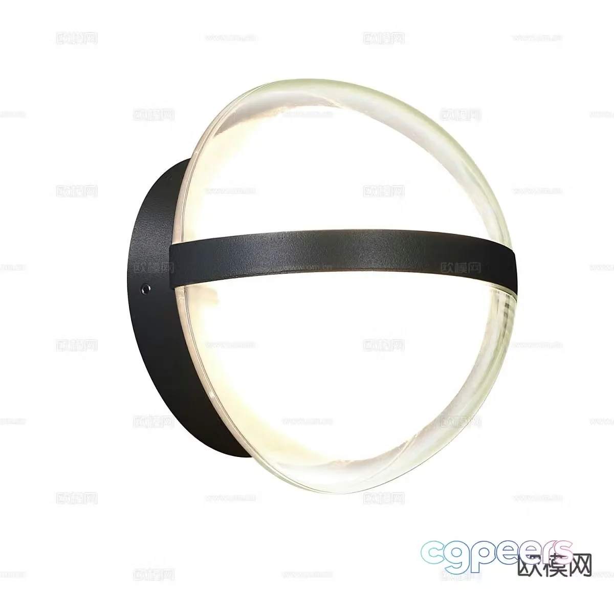 Modern wall light 3d model