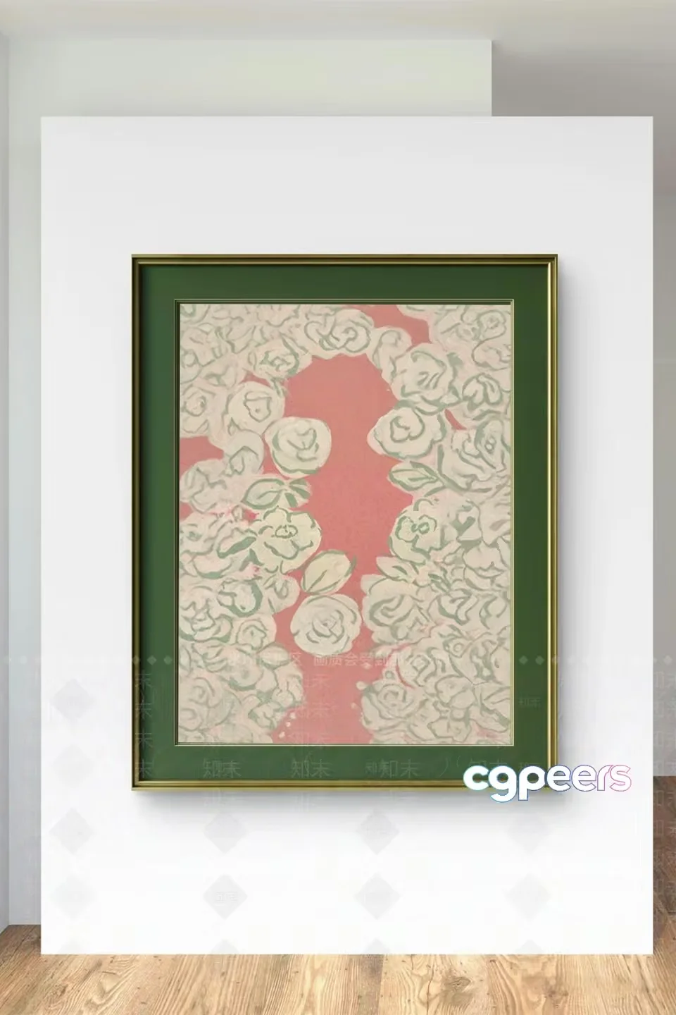 A Framed Picture 3D Model – 3536 – VRAY Render