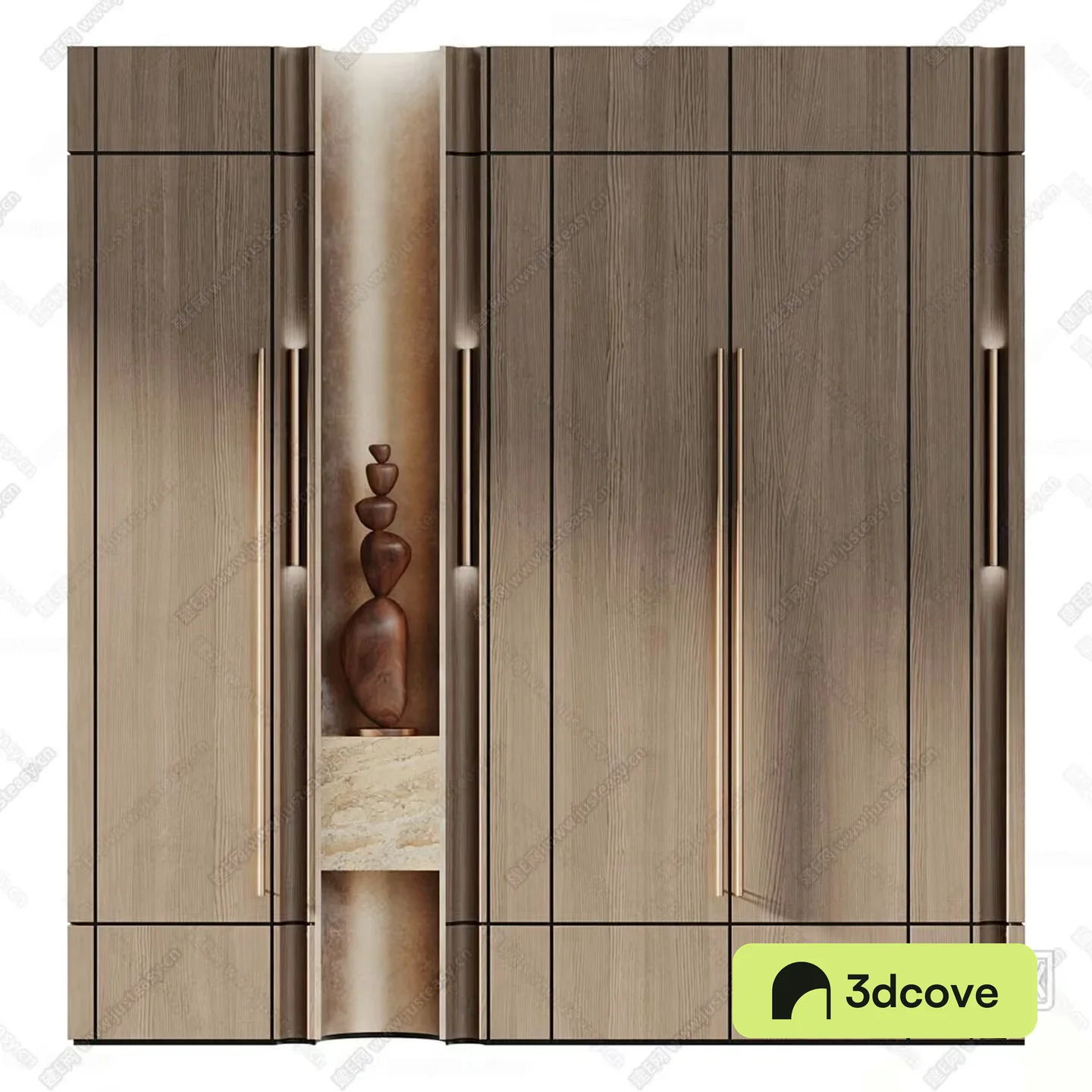 Brown Wooden Cabinet