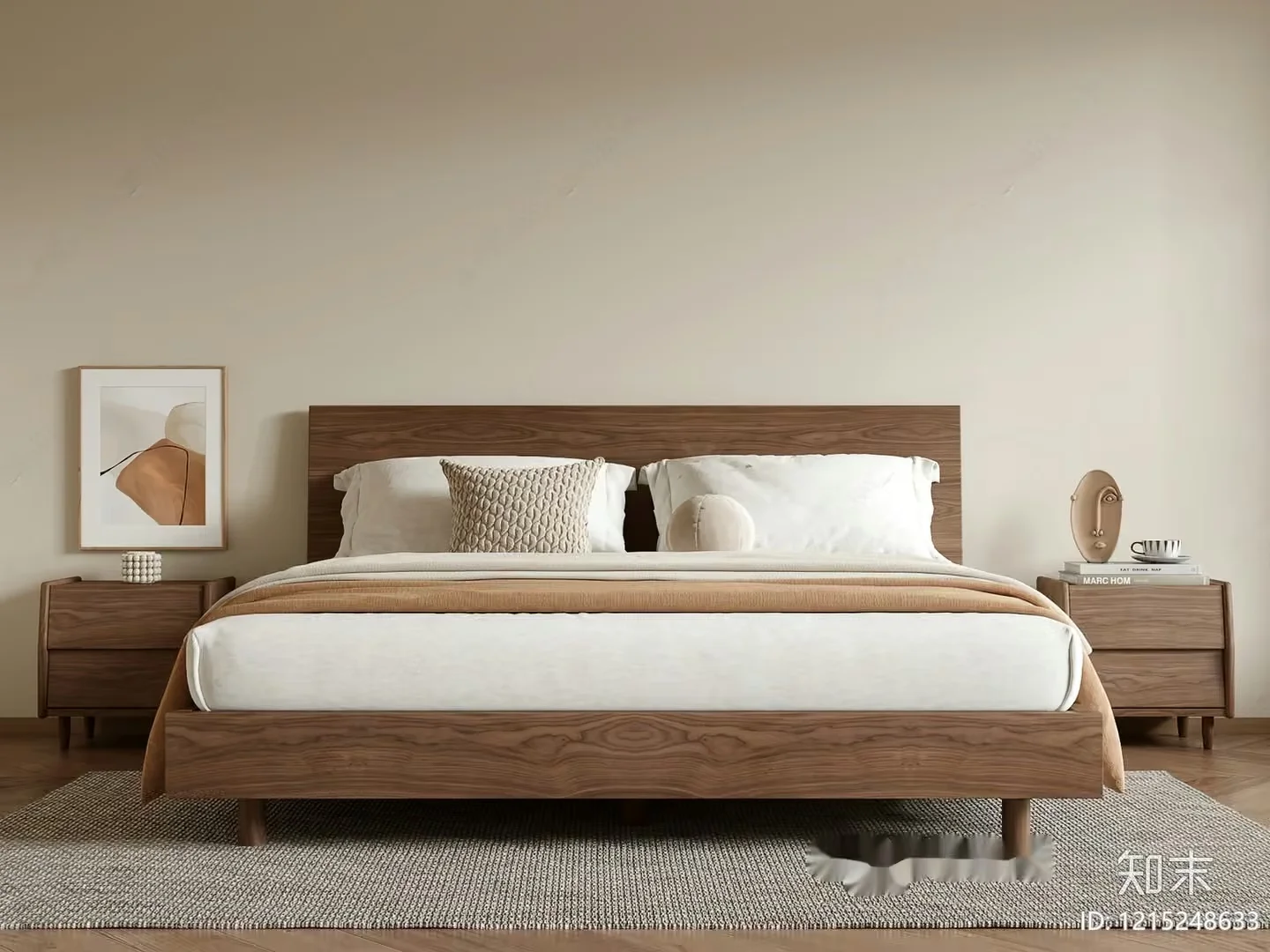 Cozy Bedroom 3D Model – 18313 – VRAY Render