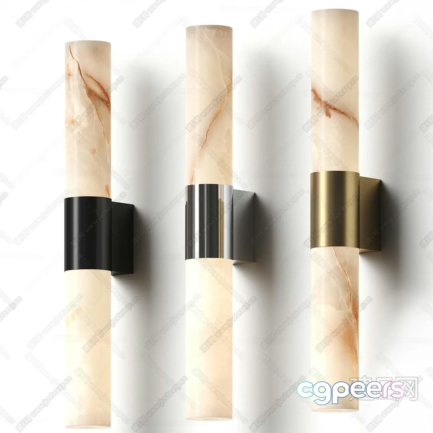 Gold Light Fixture 3D Model – 10681 – CORONA Render