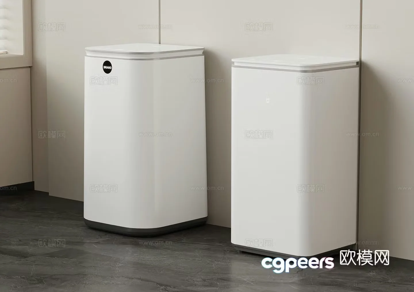 Washing machine Modern smart washing machine Mini washing machine 3d model