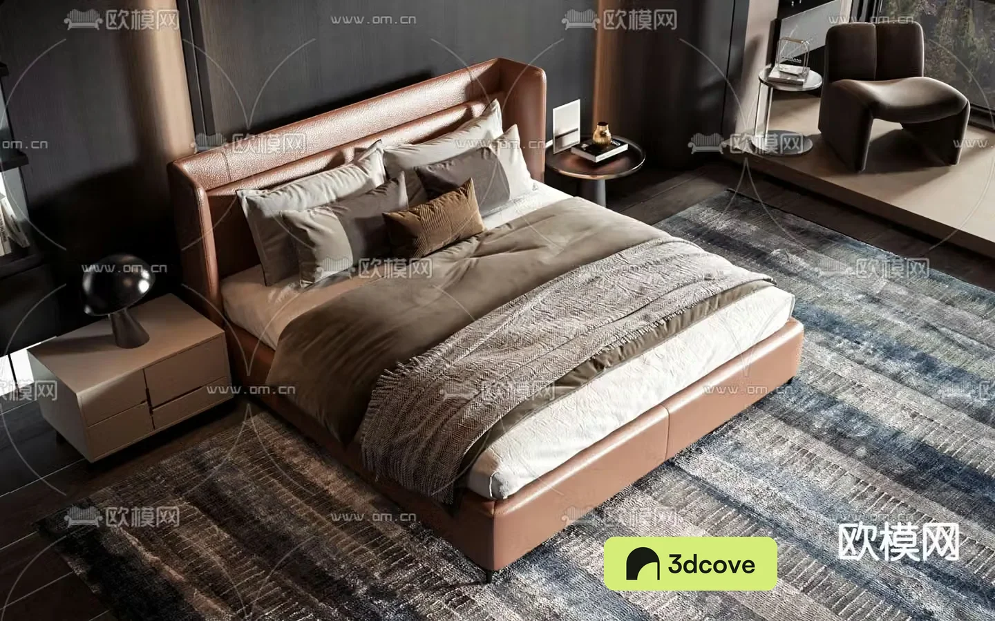 Double bed commercial bed