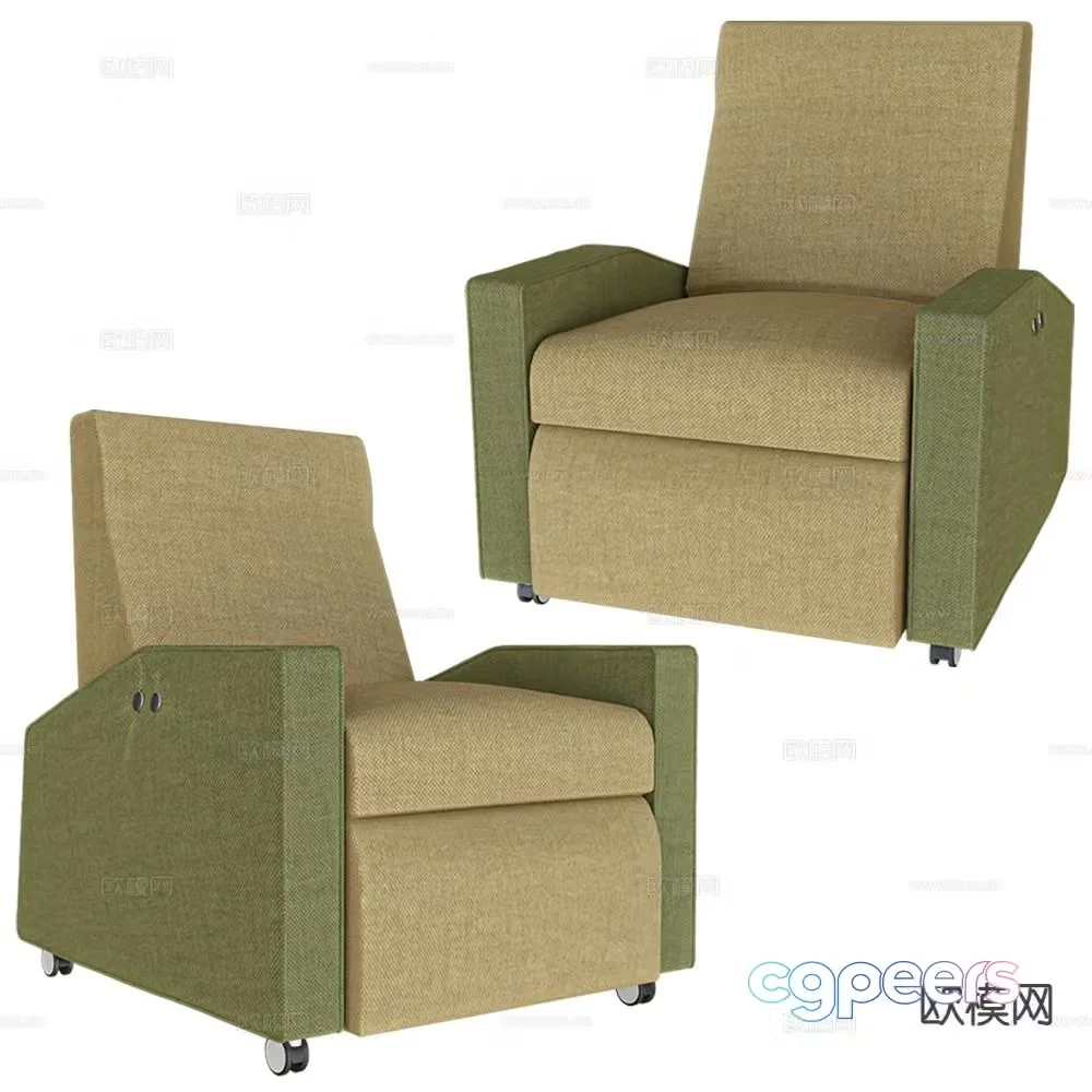 Schiavello single sofa 3d model