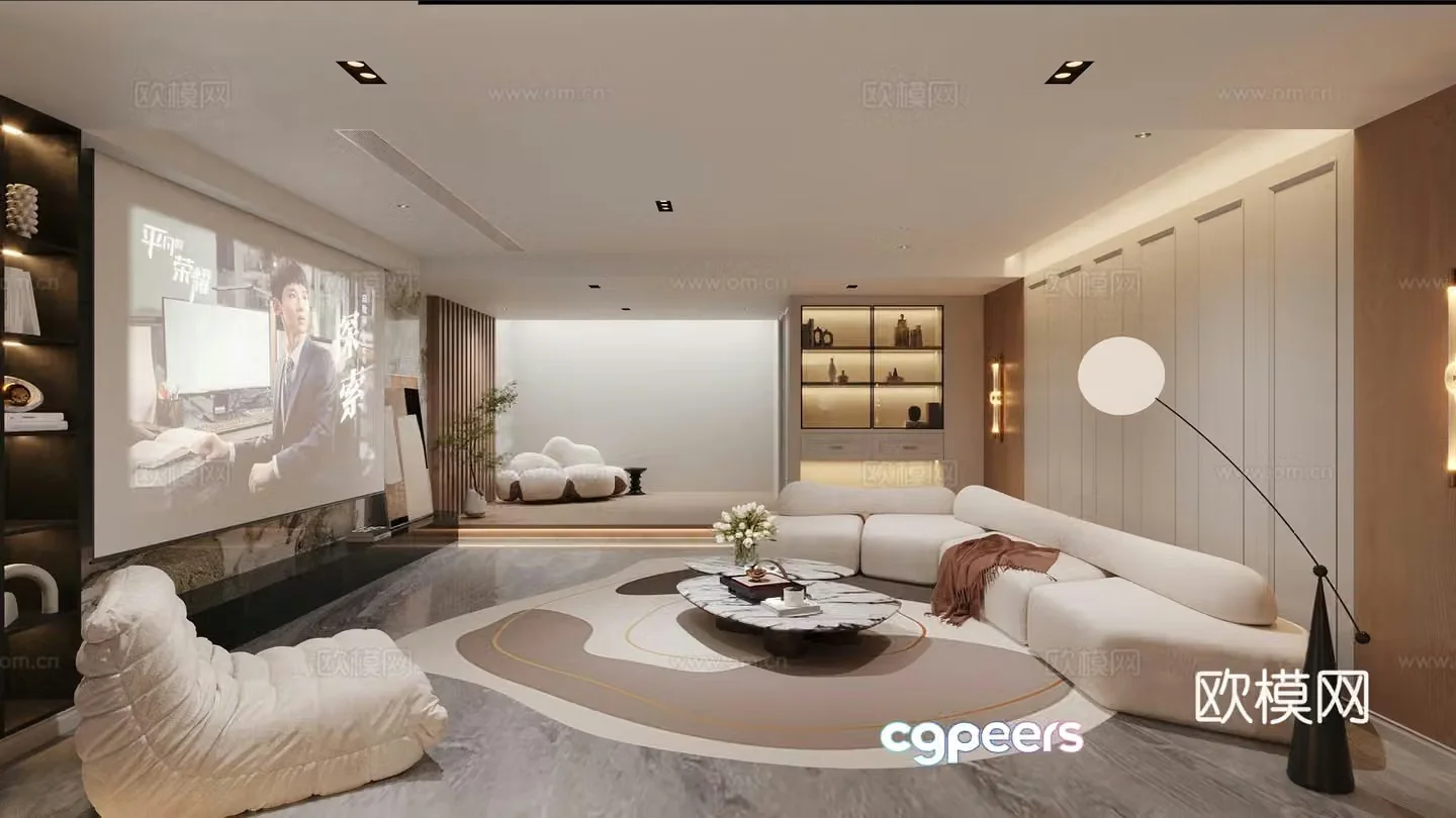 Living room 3d model