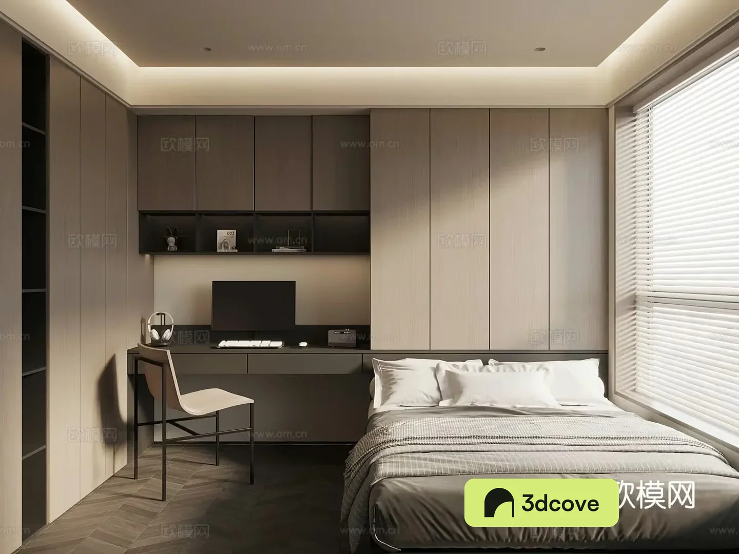 Italian tatami bedroom
