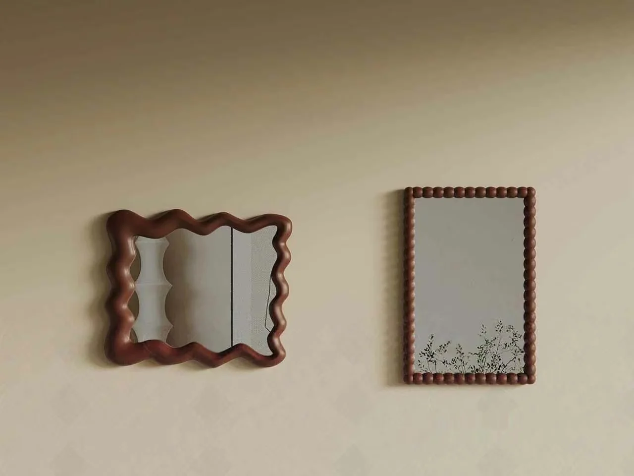 A Decorative Mirror 3D Model – 15362 – VRAY Render