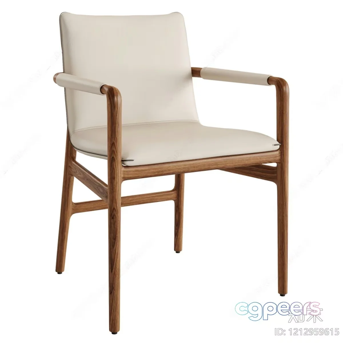 Wooden Chair 3D Model – 7579 – VRAY Render