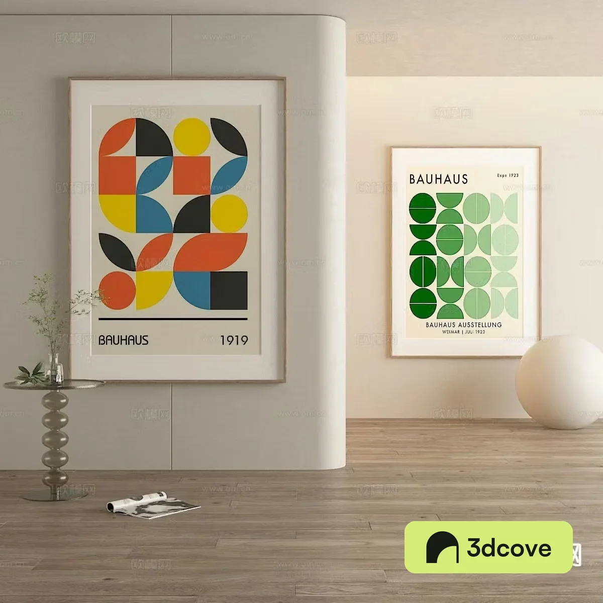 Modern geometric painting abstract painting decorative painting