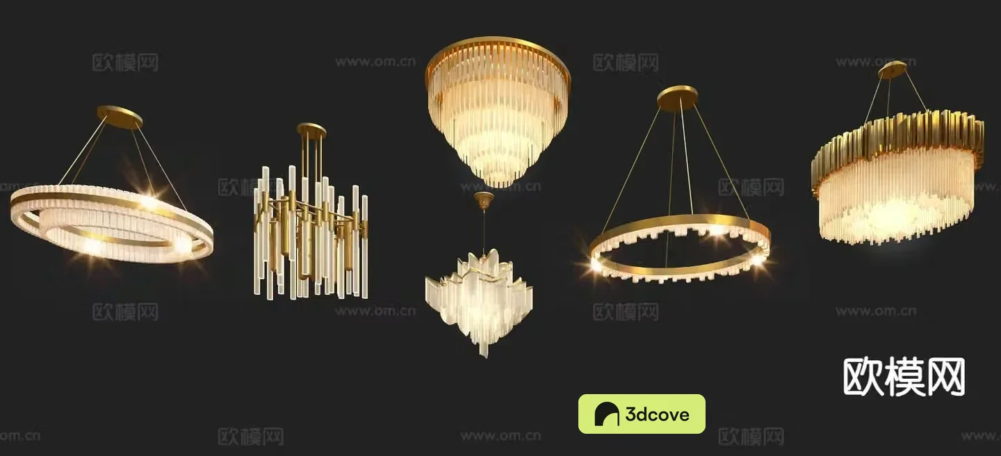 Light luxury chandelier crystal lamp