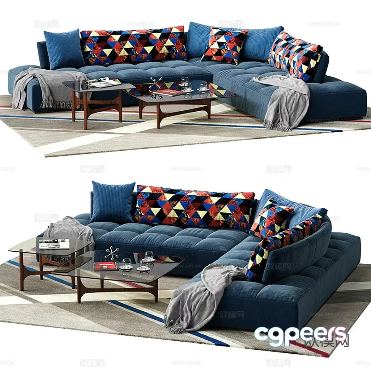 Corner sofa 3d model