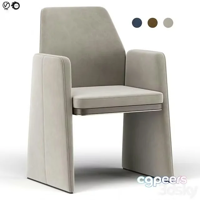 3ds Max Free – Anthony chair by Aster (3 color)