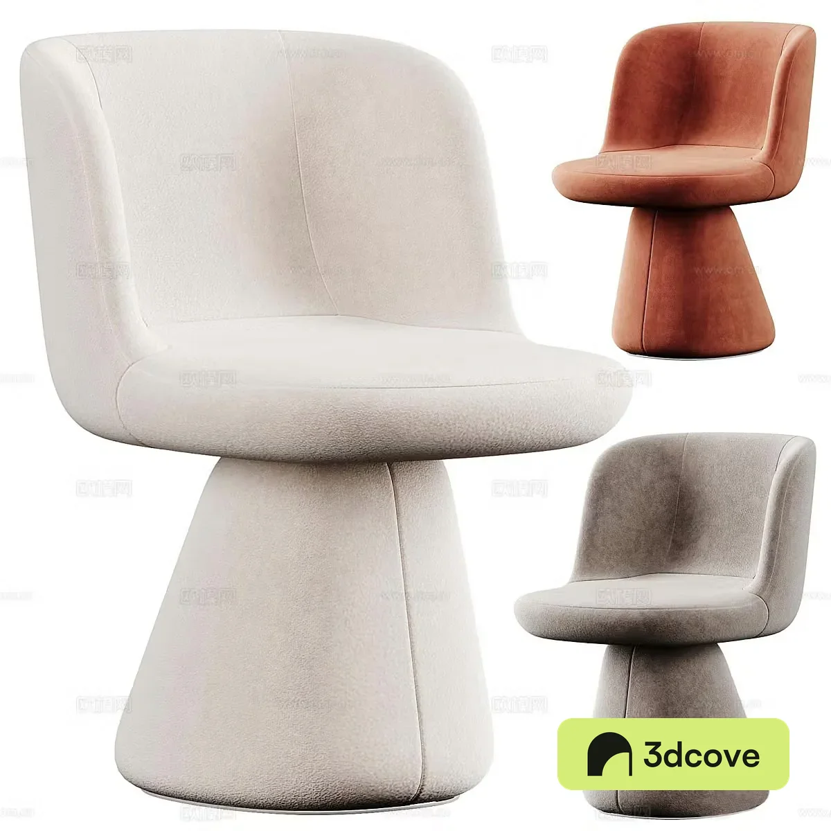 Modern Cream Style Bebitalia Flair Chair