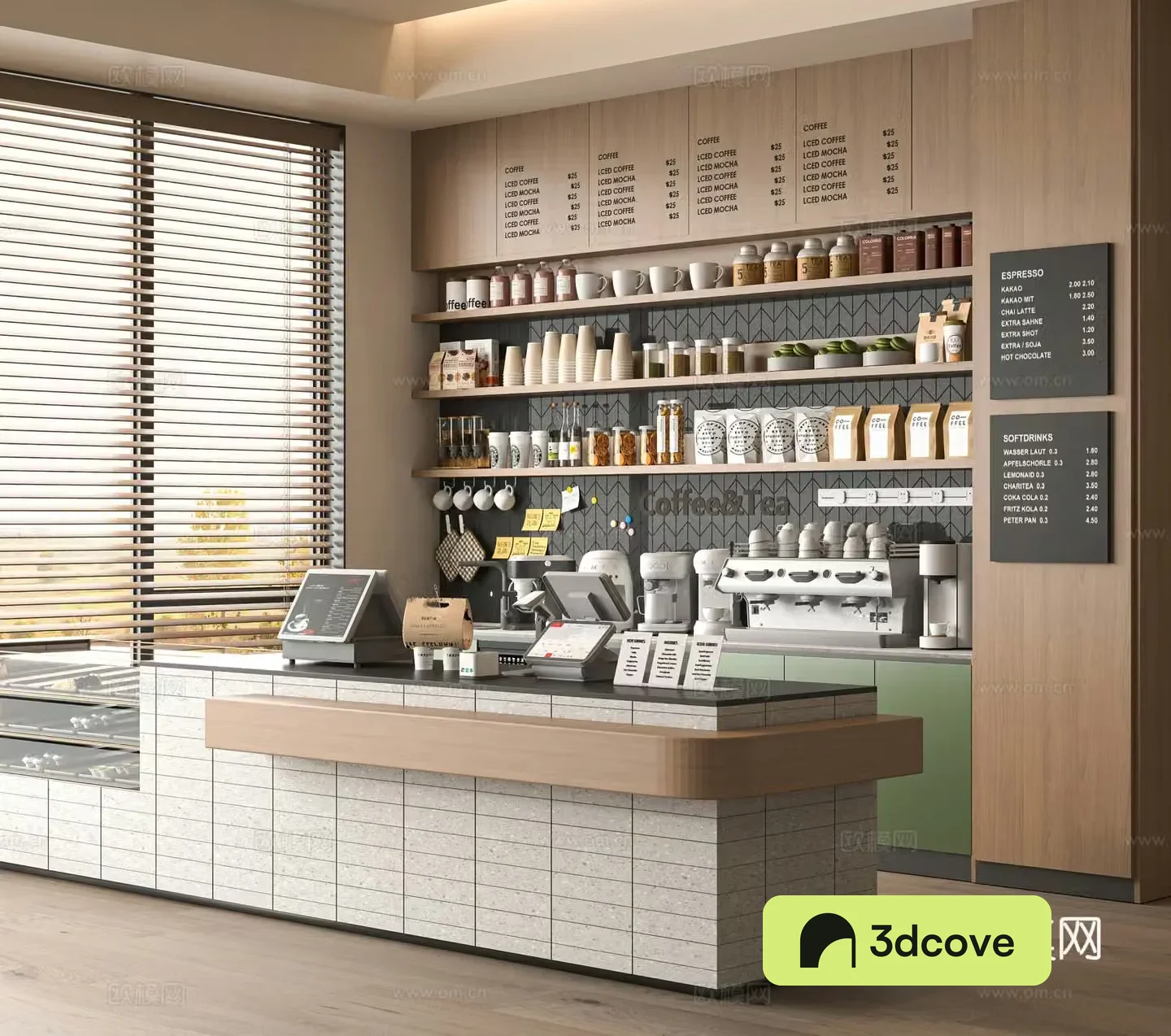 Modern cafe