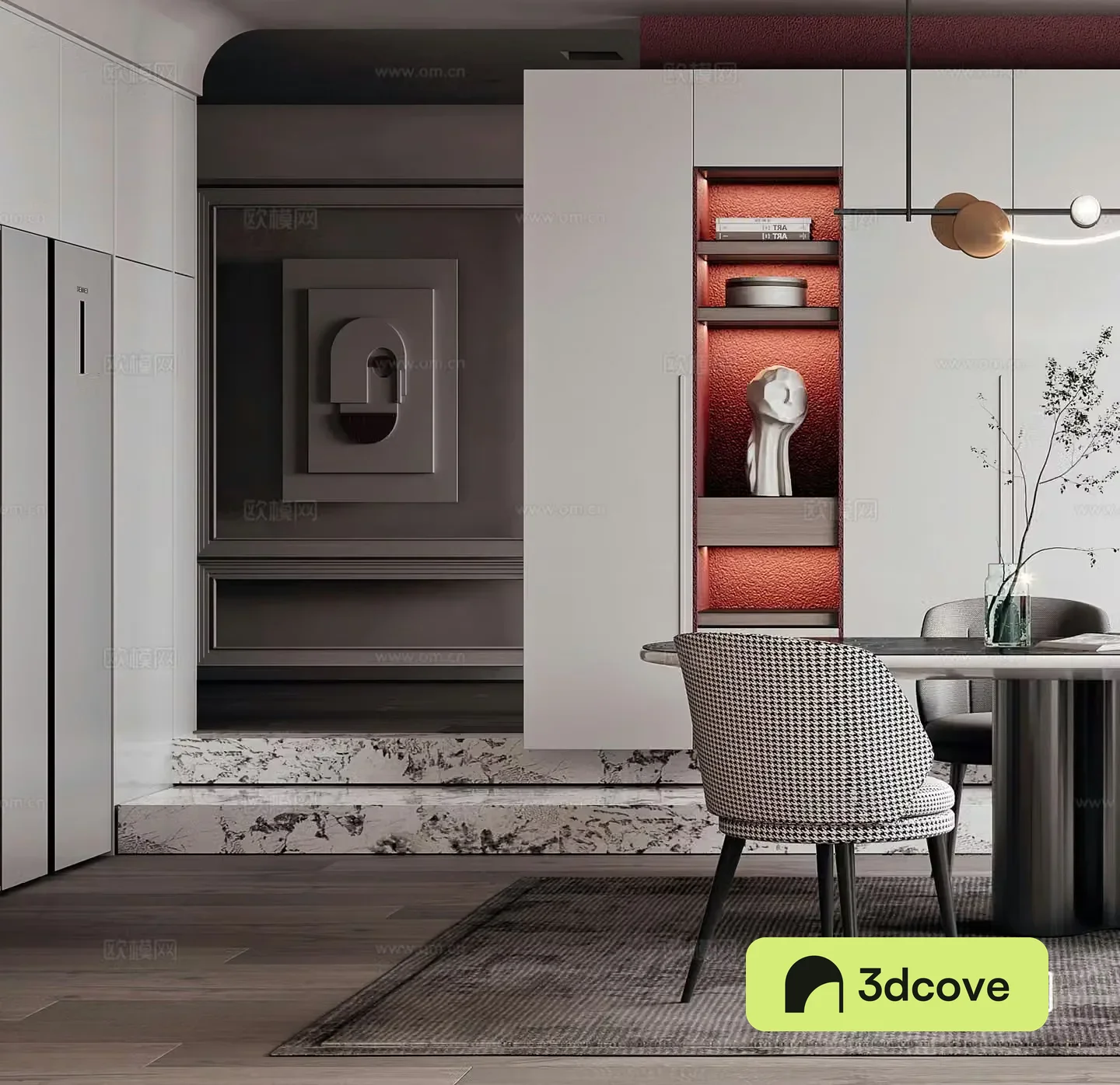 Modern restaurant Italian restaurant Round dining table Leisure table and chairs Dining chairs Modern living restaurant