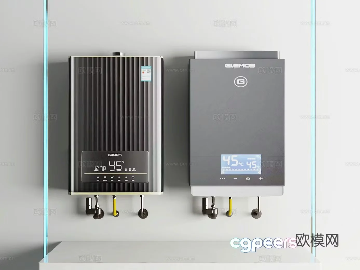 Water heater 3d model