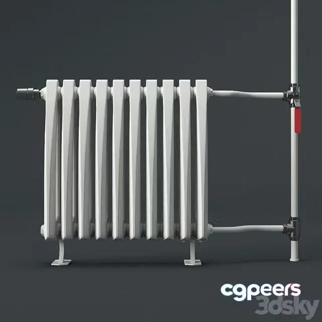3ds Max Free – Heating radiator Viadrus_Style