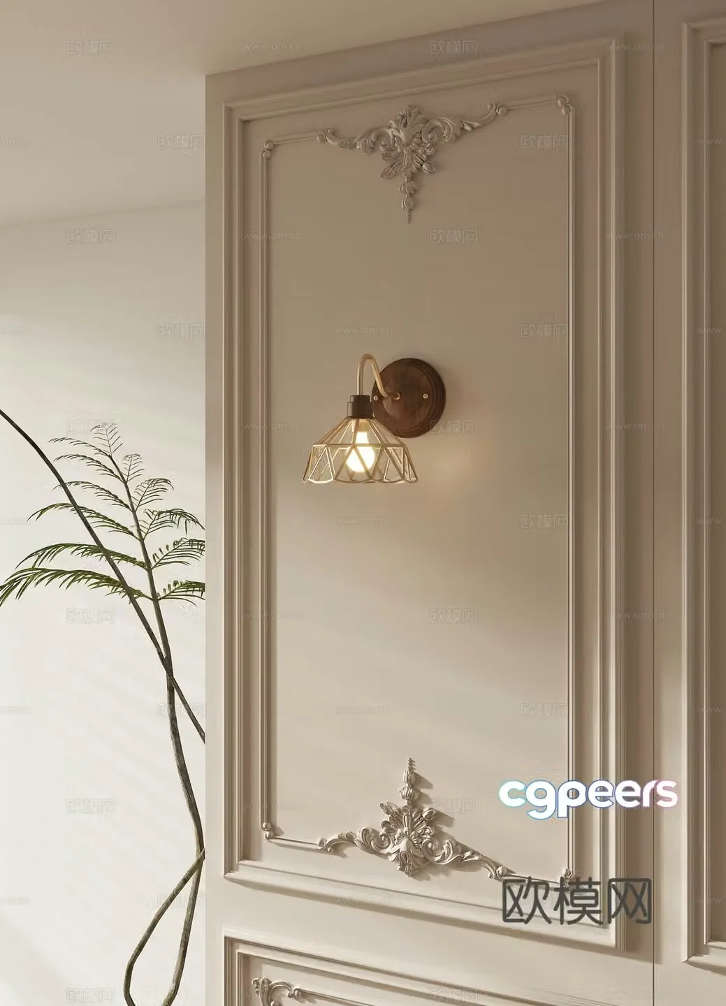 Wall lamp 3d model