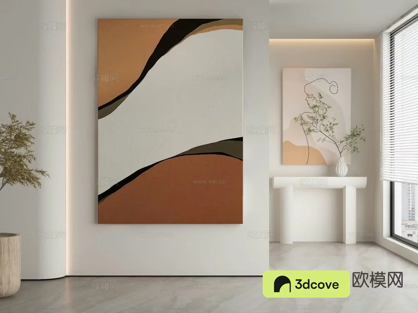 Modern decorative painting abstract hanging painting