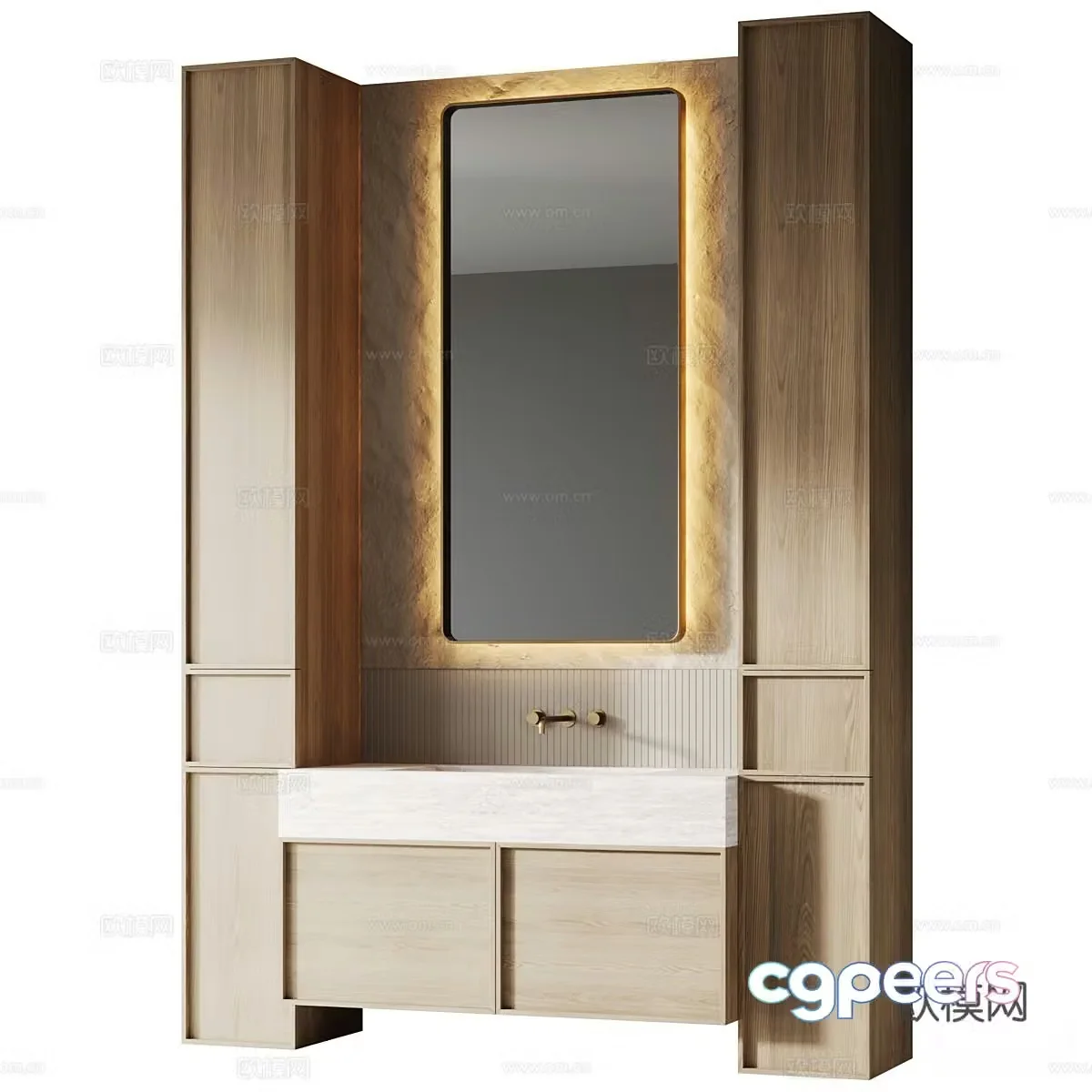 Bathroom cabinet 3d model