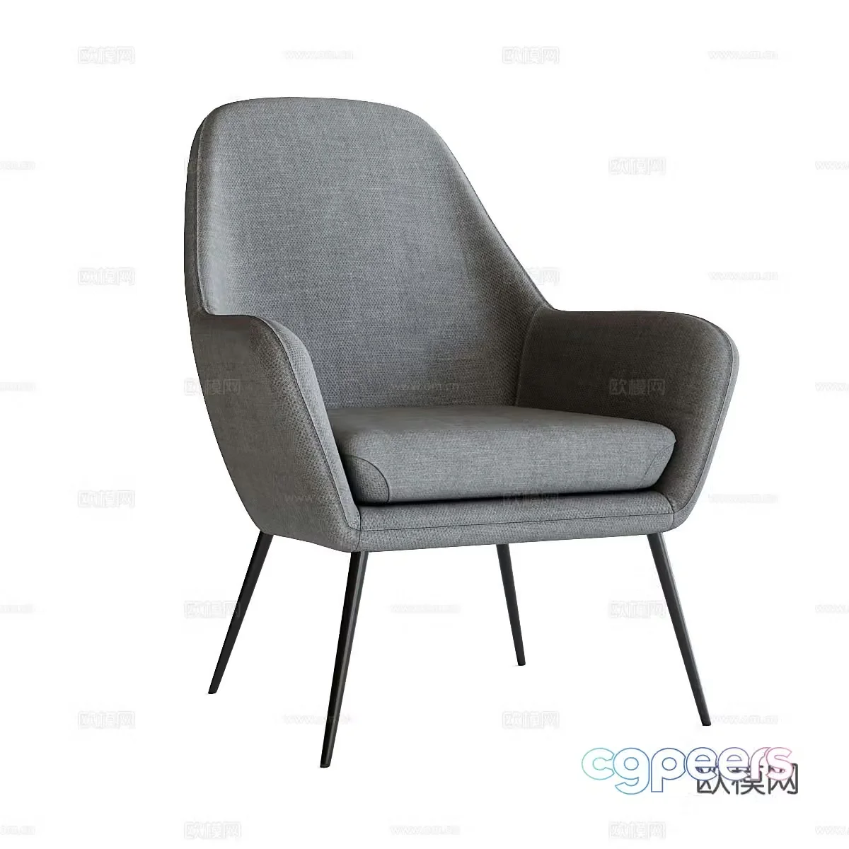 Armchair VALERIA3d model