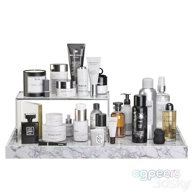 3ds Max Free – Decorative cosmetics set