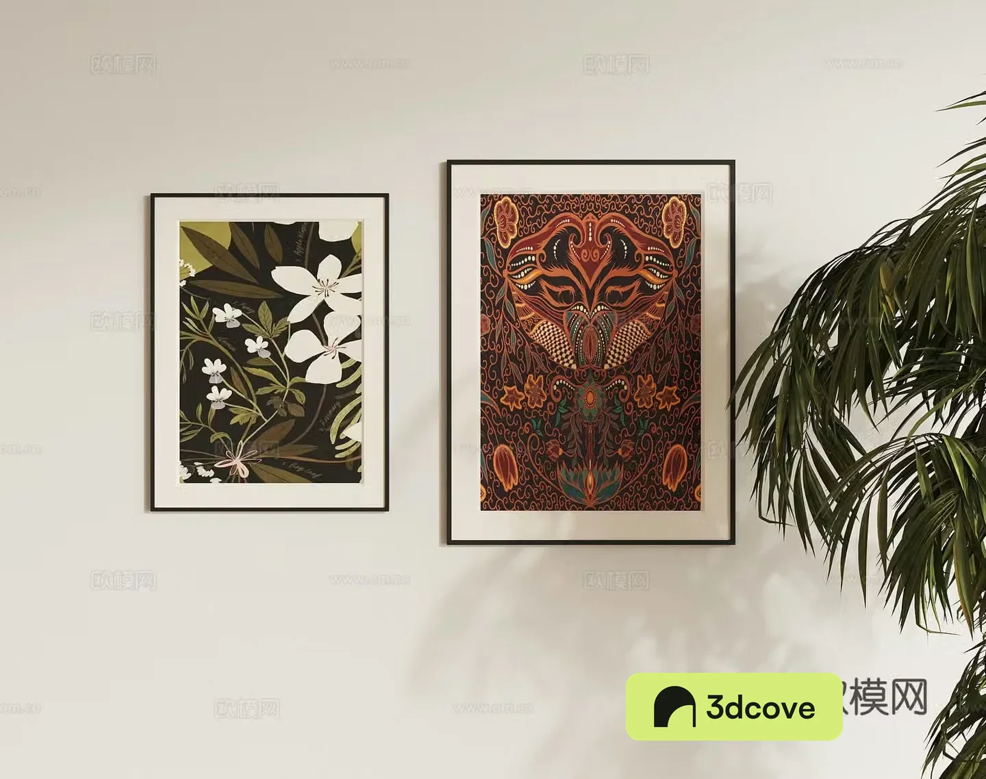 Combination hanging painting