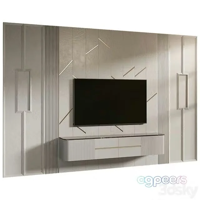 3ds Max Free – Tv 3D Panel 021