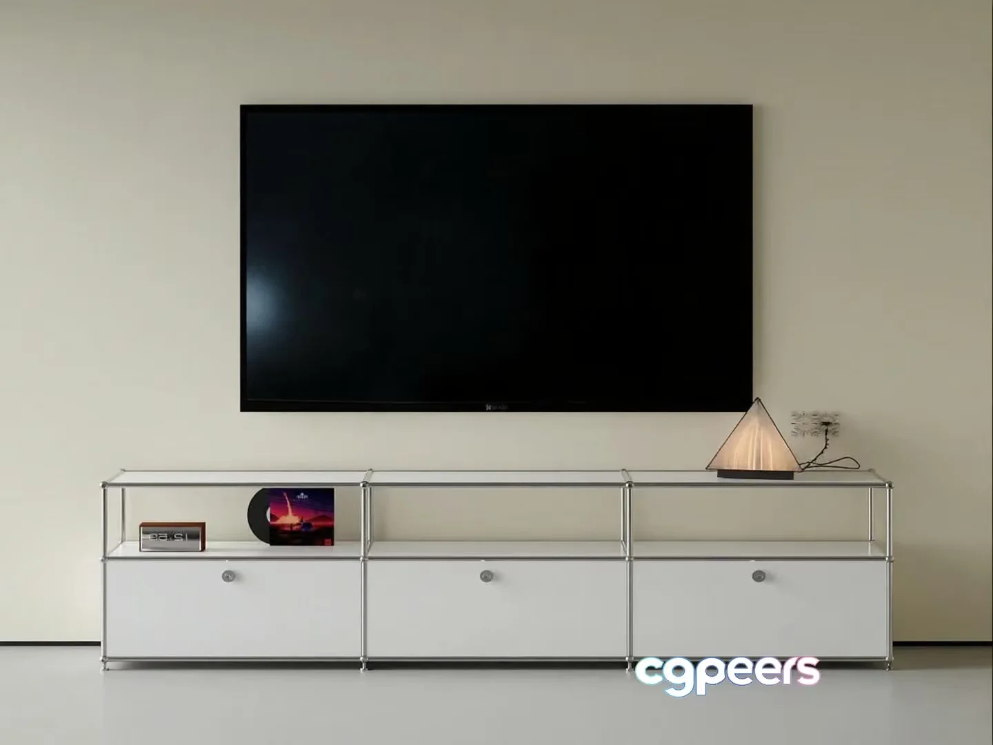 Modern Tv Stand 3D Model – 243 – CORONA Render