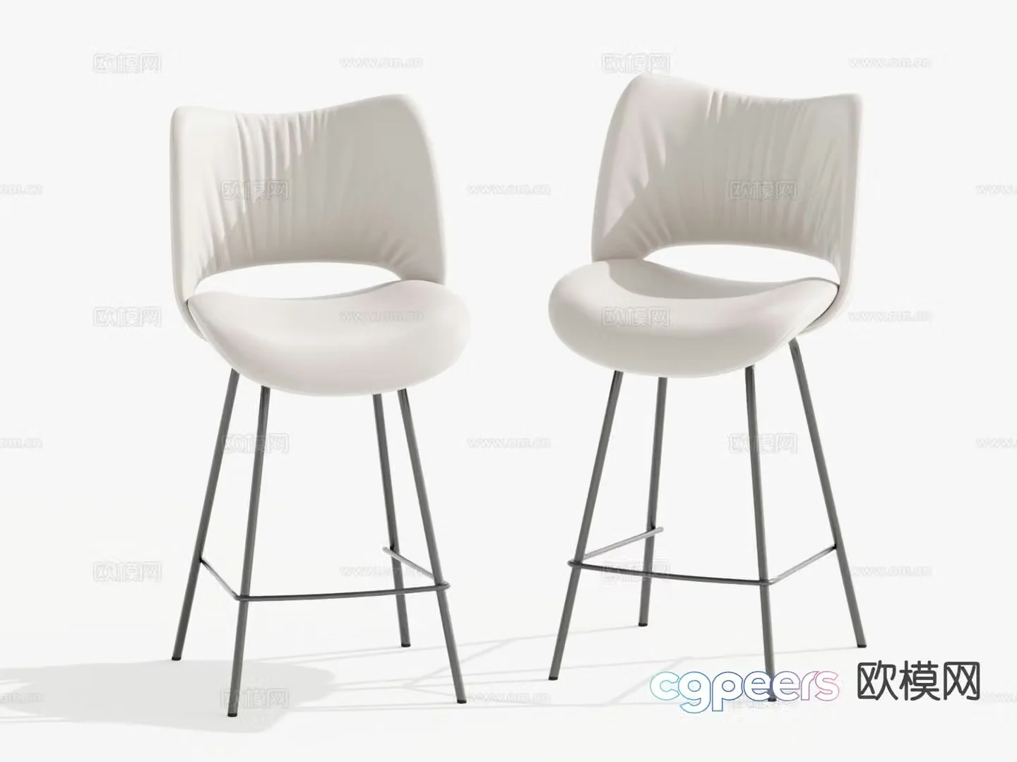 Modern bar stool bar stool 3d model