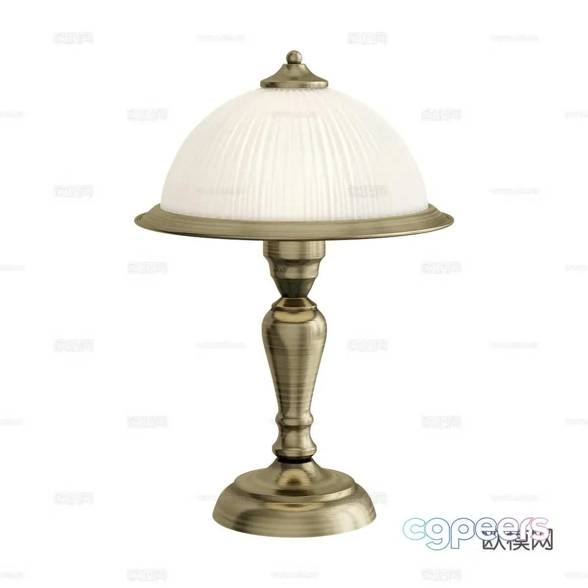 Simple European desk lamp Classical desk lamp Retro desk lamp European desk lamp Metal desk lamp Bedside desk lamp 3D model