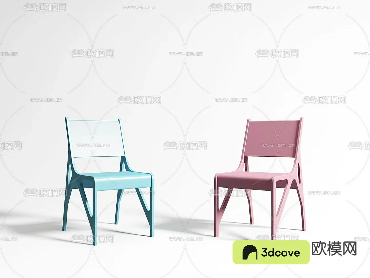 Modern minimalist plastic children’s chair