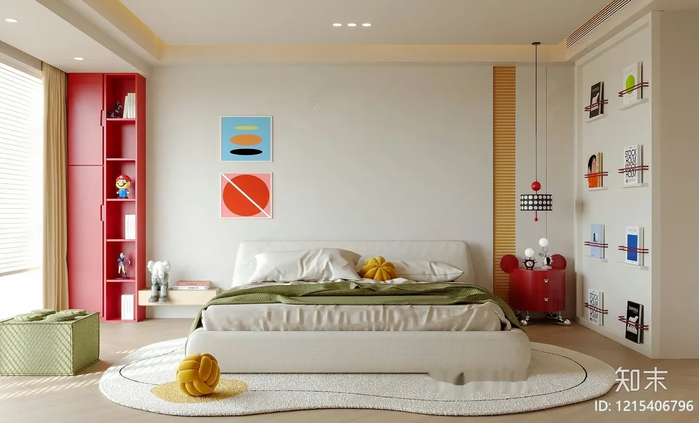 Cozy Bedroom 3D Model – 16648 – VRAY Render