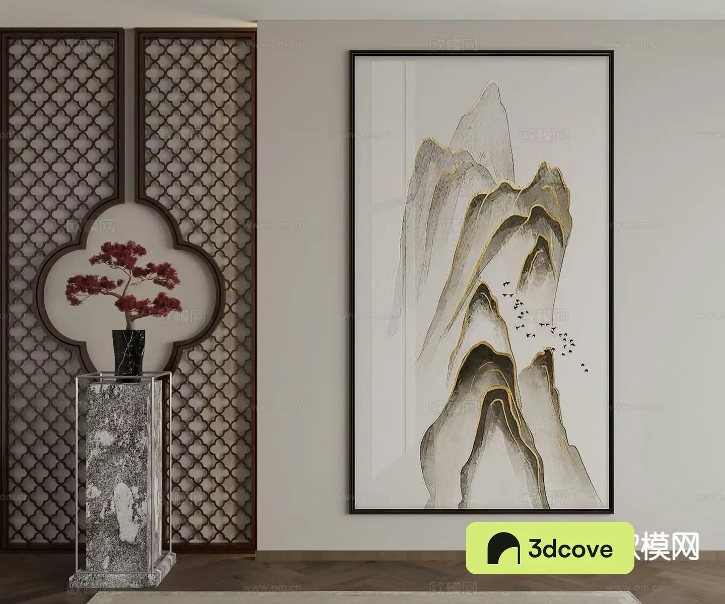 New Chinese style decorative painting landscape painting hanging painting