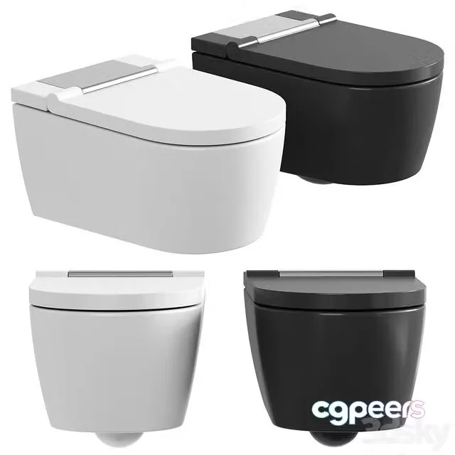 3ds Max Free – Geberit AquaClean Sela wall-mounted complete shower toilet system