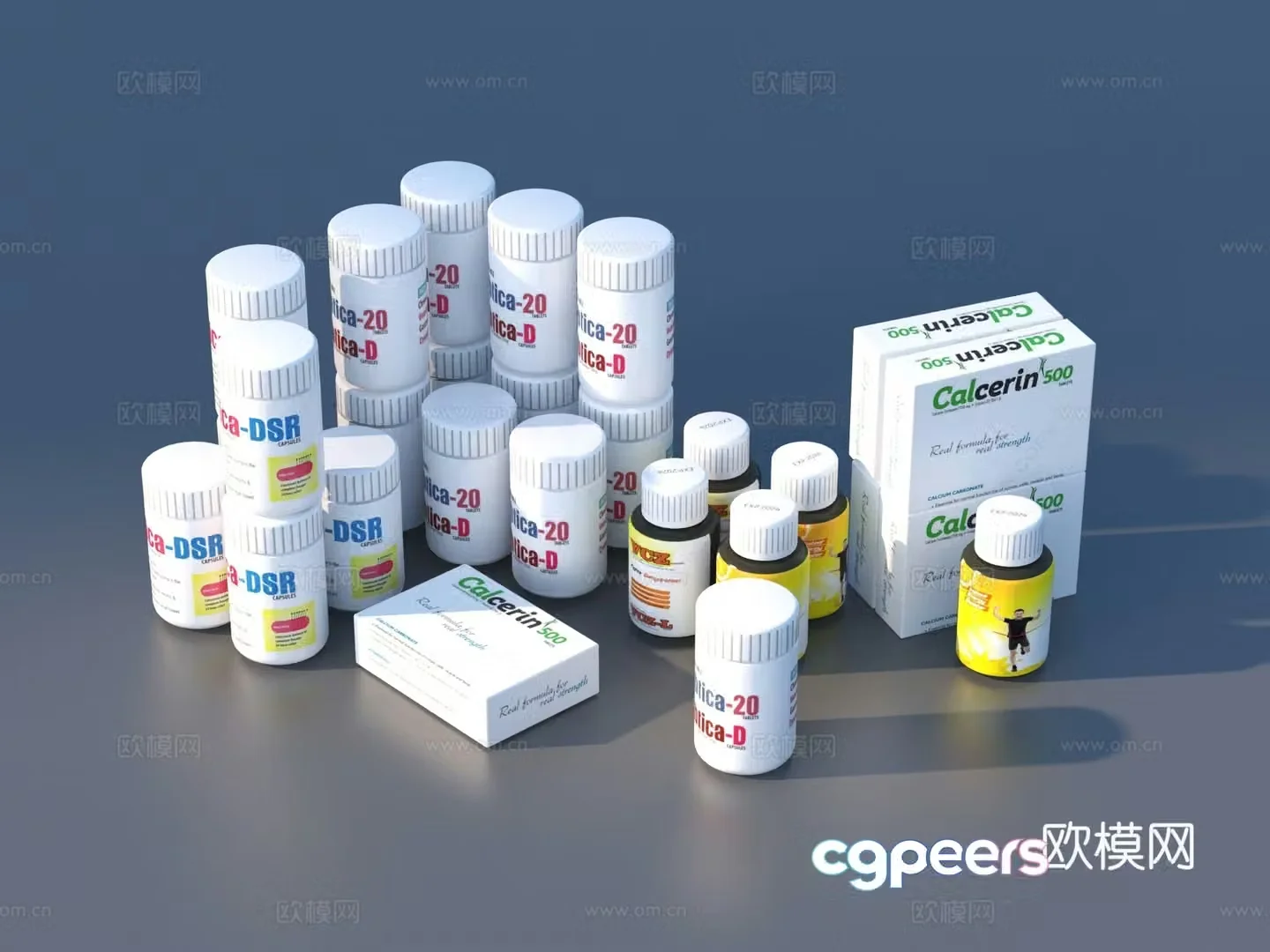 Medicine Medicine Box Medicine Medicine Potion Medical Supplies 3D Model