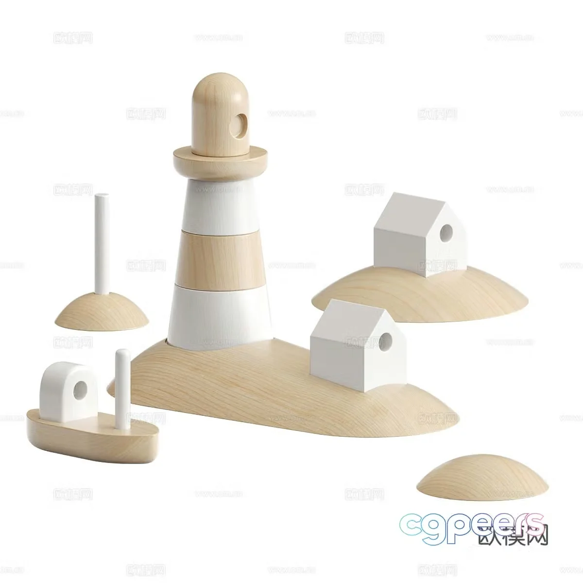 Children’s toys building block toys 3d model