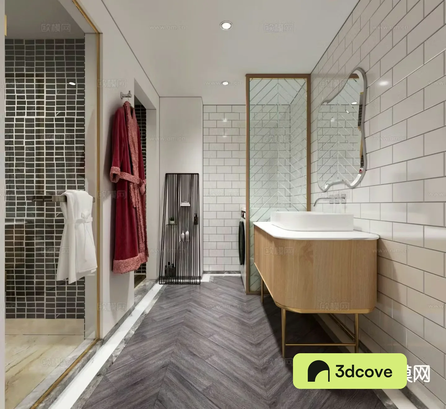Light luxury bathroom